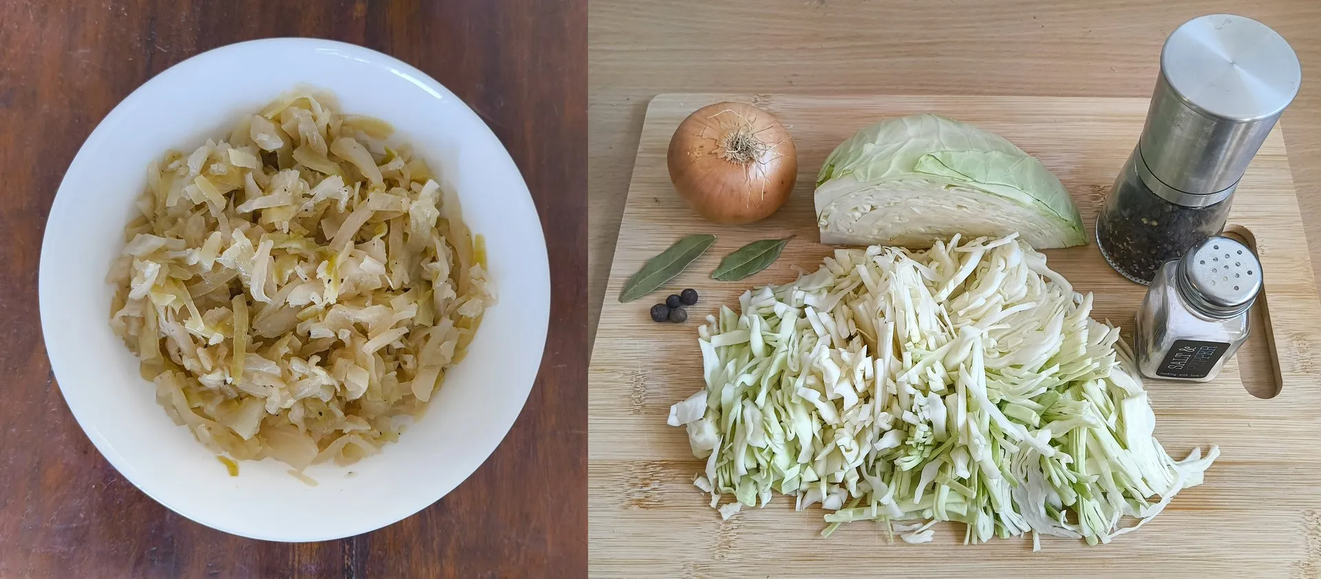 Duszona kapusta biała